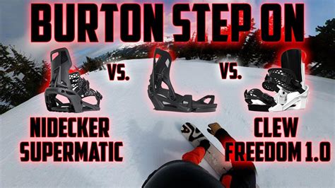made this video to hopefully answer all the questions i have been asked. . Clew bindings vs burton step on